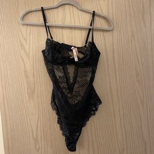 Black Victorias Secret bodysuit